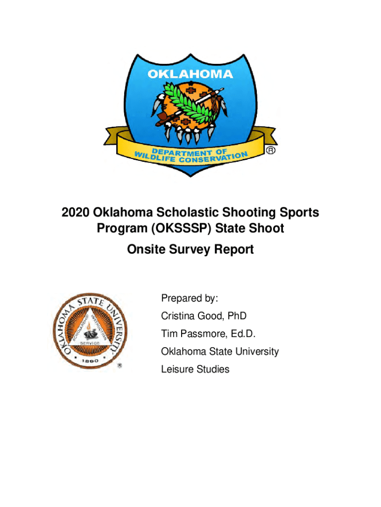 Fillable Online 2020 Oklahoma Scholastic Shooting Sports Program Report ...