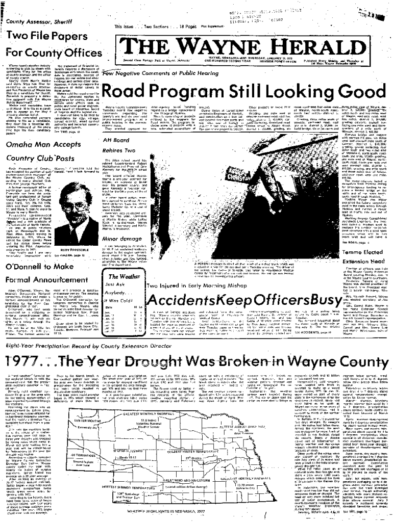 Fillable Online newspapers cityofwayne Taxes Assessments City of