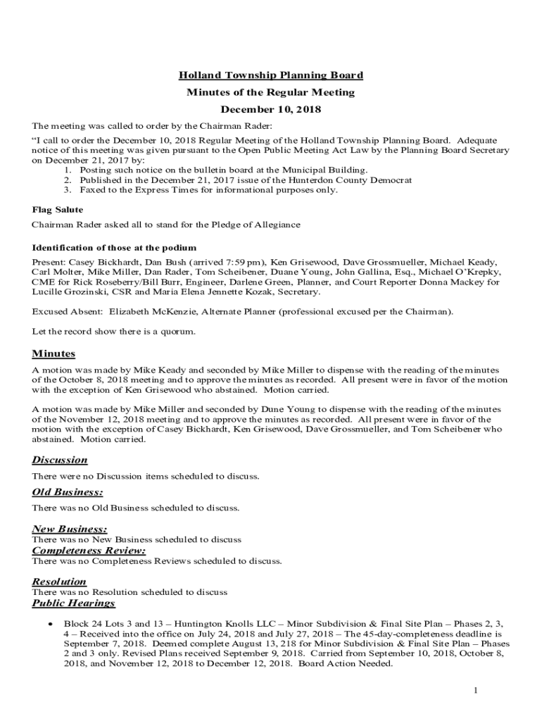 Fillable Online NOTICE Whitewater Township Fax Email Print pdfFiller