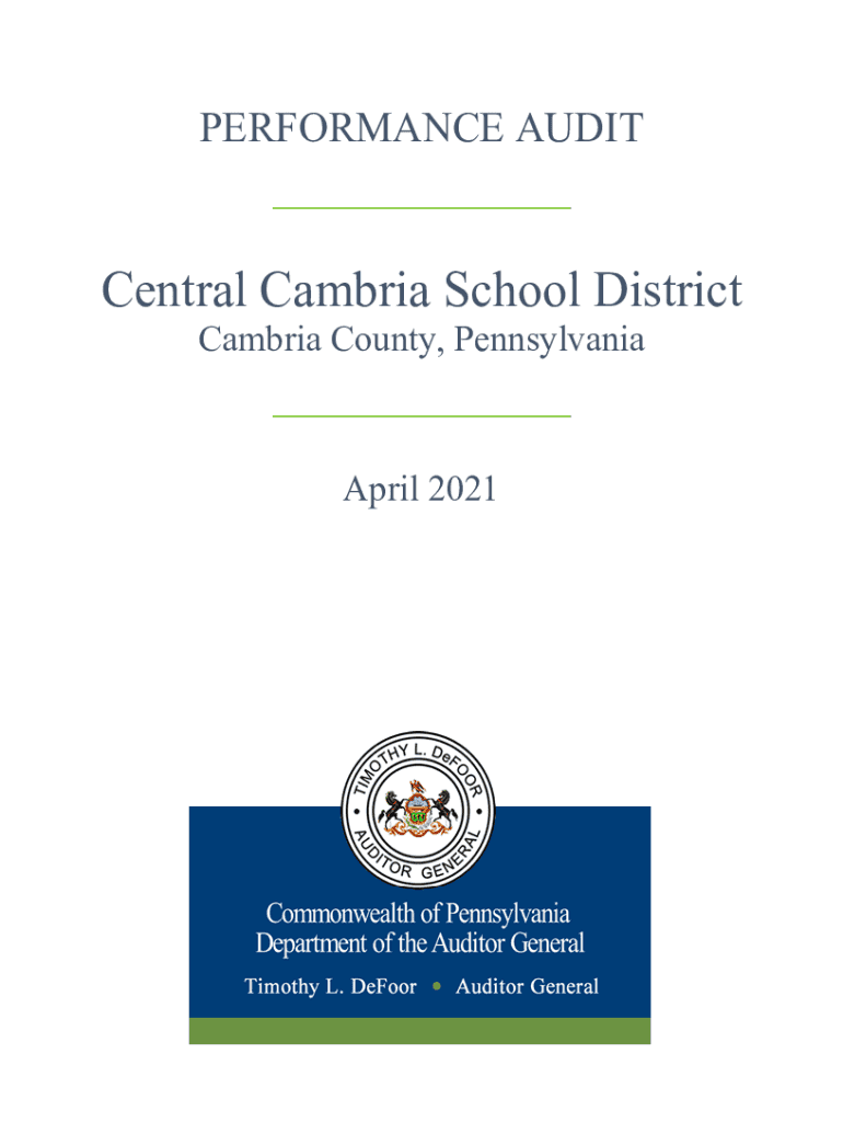 Fillable Online Please see the letter... Central Cambria School District Fax Email Print