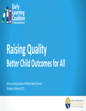 Children First: The Strategic Plan for the Early Learning ...