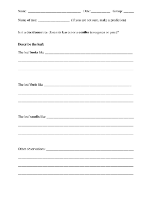 Fillable Online Comparing Conifers and Deciduous Trees - WNPS Blog Fax ...