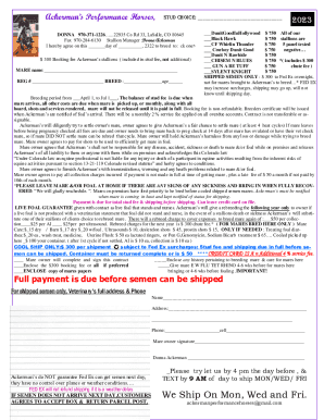 Ackerman Performance Horses Training &amp;amp; Breeding Ce