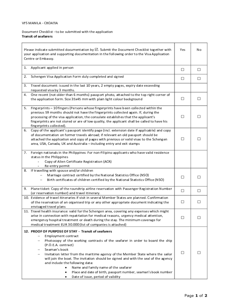 Fillable Online Croatian Visa How To Complete An Online Application Form Fax Email Print