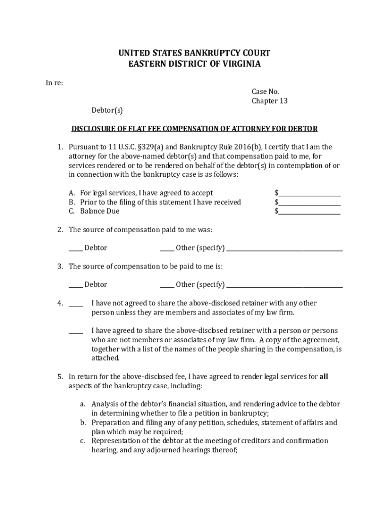 Fillable Online EASTERN DISTRICT OF VIRGINIA Fax Email Print pdfFiller