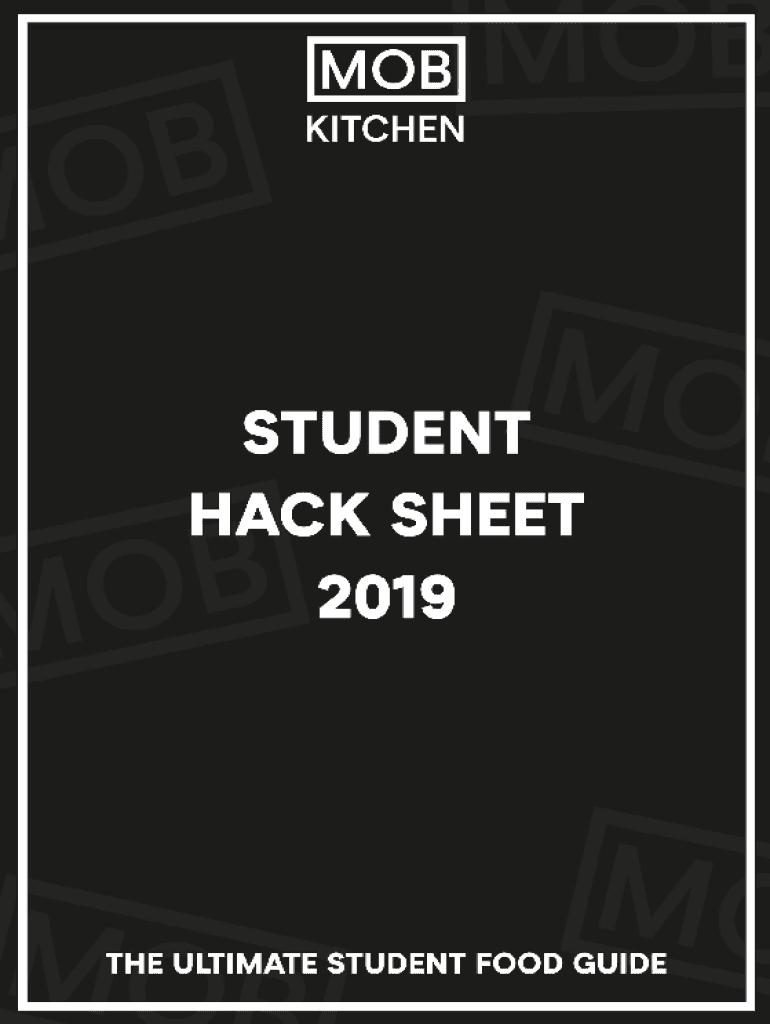 Fillable Online MOB KitchenDelicious, Easy and Affordable Food Recipes