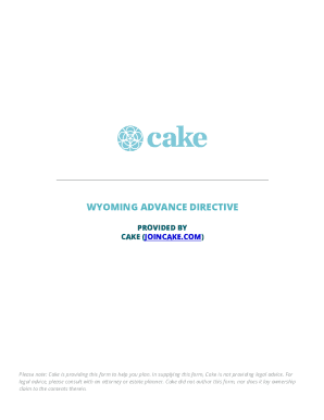 WYOMING ADVANCE DIRECTIVE
