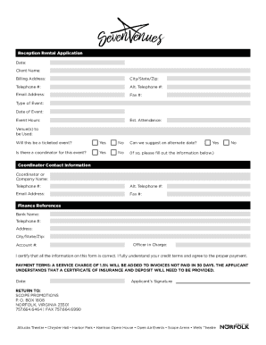 Weddings &amp;amp; Facility RentalsNorfolk Special Events