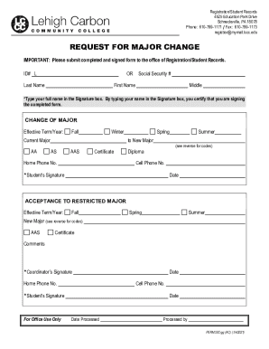 Fillable Online Student Change of Information Form Fax Email Print ...