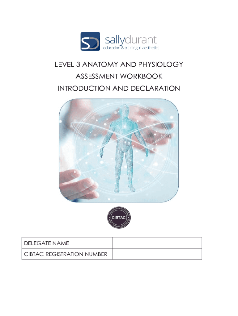 Fillable Online Level 3 Certificate in Anatomy, Physiology and Pathology for Fax Email Print