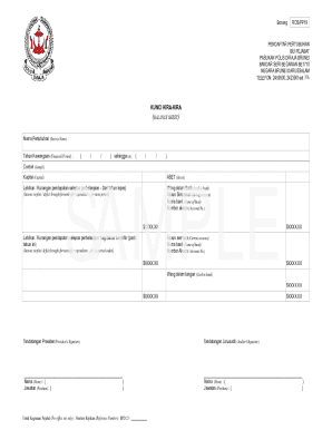 Borang ROS/PP25 - Lampiran P - Pasukan Polis Diraja Brunei