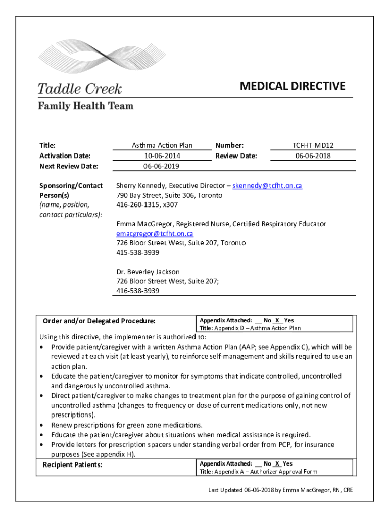 Fillable Online About Your Asthma Action PlanAustin Regional Clinic Fax