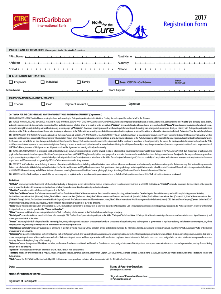 Fillable Online BRAND172325 WFTC Trinidad Registration Form Fax Email