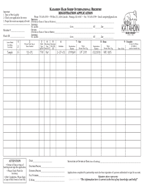 Katahdin Hair Sheep International Registry