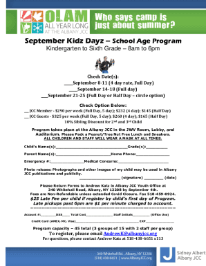 Fillable Online Apply - Children's All Day School Fax Email Print ...