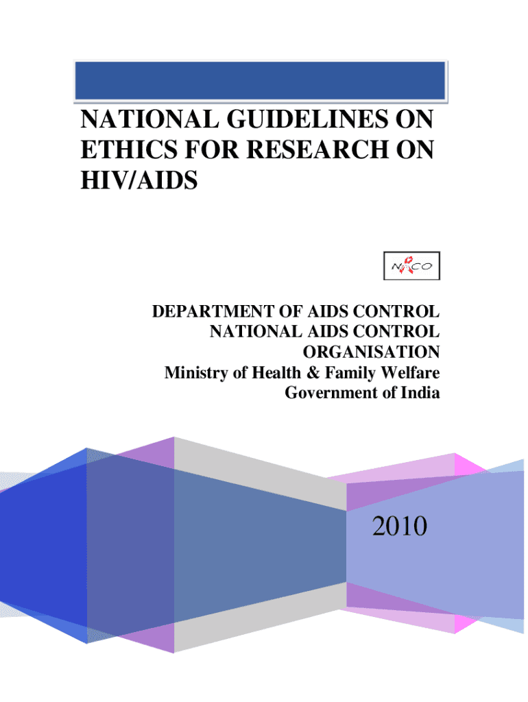Fillable Online wbsapcs wbhealth gov NATIONAL GUIDELINES ON ETHICS FOR ...