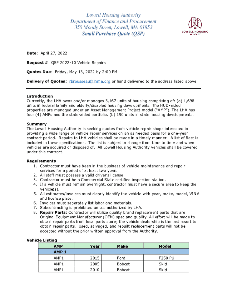 Fillable Online Lowell Housing Authority Department of Finance and Fax Email Print