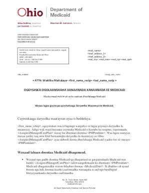 ohio medicaid qadka macaamiisha