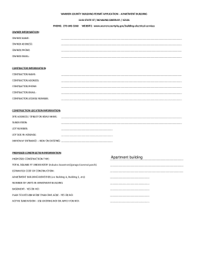 Warren County, KY - Building Permit Application - Sign