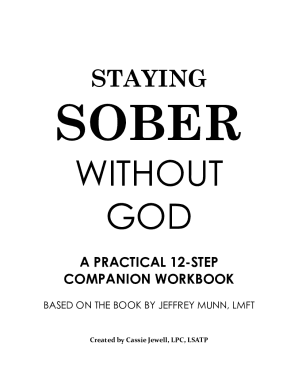 staying sober without god: a practical 12-step companion workbook