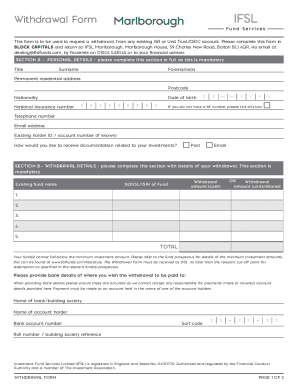 Fillable Online Unit Trust/OEIC - application form Fax Email Print ...