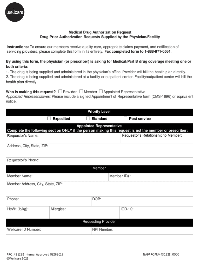 Fillable Online Wisconsin Medicaid PreAuthorization Form Fax Email