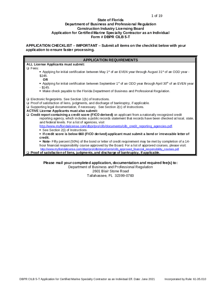 Contractor Licensing How To and s Hillsborough County Doc Template