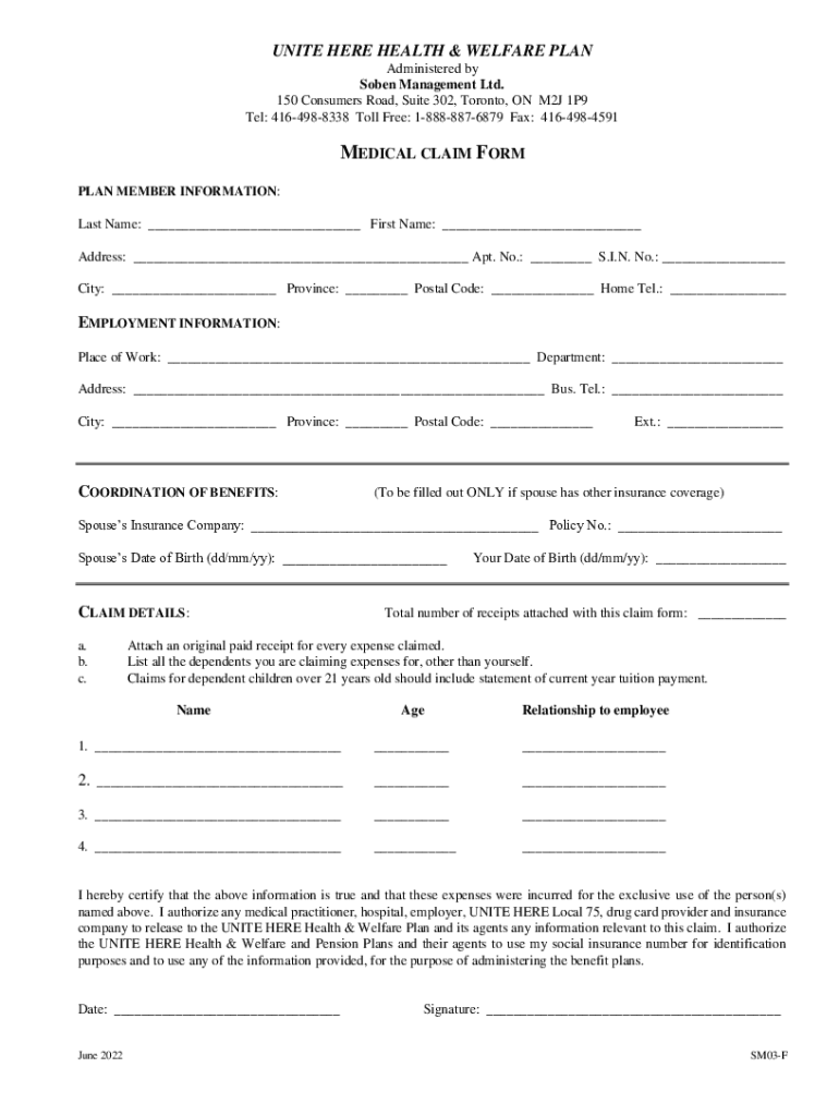 HEALTH & WELFARE TRUST OF THE HOTEL EMPLOYEES, RESTAURANT EMPLOYEES UNION, LOCAL 75 Preview on Page 1