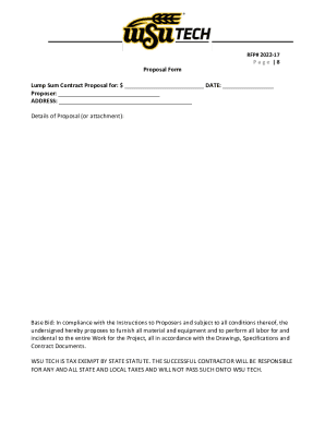 Request for Proposal/Quote Notice to Proposers Concrete ...