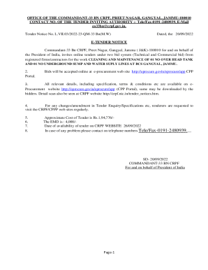 office of the commandant-33 bn crpf, preet nagar, gangyal ...