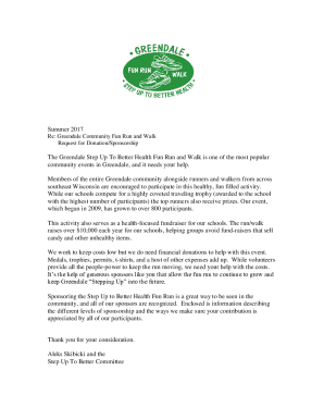 Fillable Online Step Up to Better Health Fun Run /Walk - Facebook Fax ...