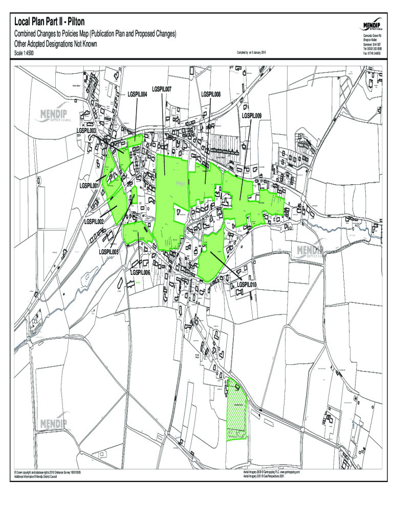 Fillable Online Mendip District Council Local Plan Part I Appendices