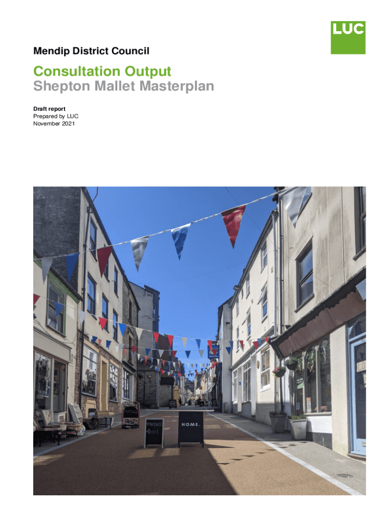 Fillable Online Have your say on Mendip District Council's Masterplan