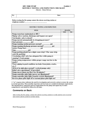 Fillable Online Fire Alarm System Inspection and Testing Form ...