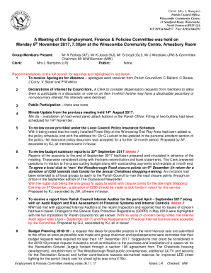 Clerk - Winscombe and Sandford Parish Council