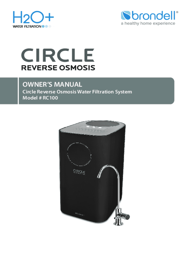 Completable En línea Circle Reverse Osmosis Water Filtration System Fax