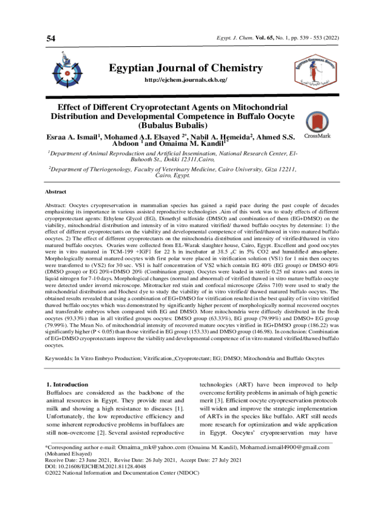 Fillable Online A Review of the Material Characteristics, Antifreeze