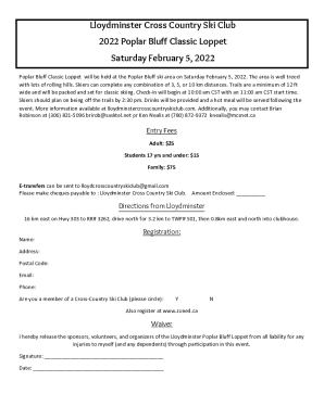 Lloydminster Cross Country Ski Club 2022 Poplar Bluff ...