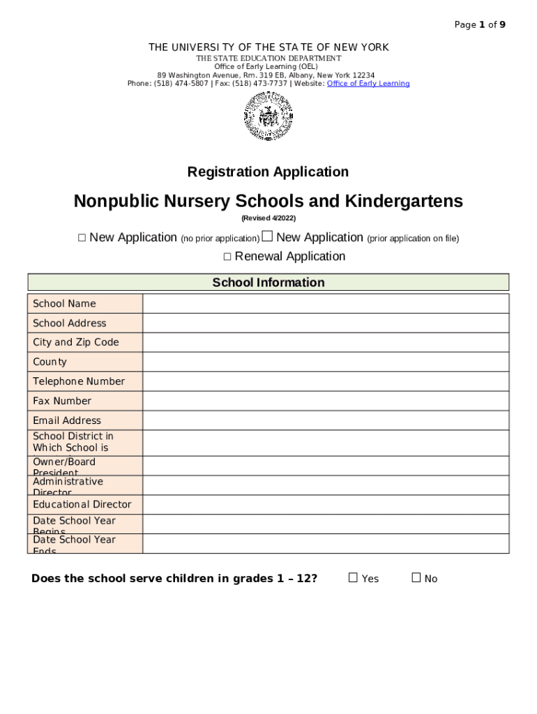 State Authorization Early Childhood Education Doc Template pdfFiller