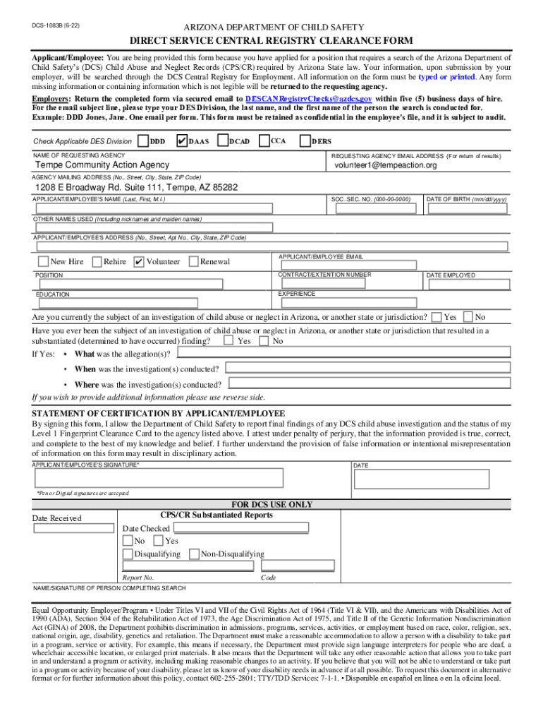 Fillable Online PROGRAM SERVICES EVALUATOR 2 AZ State Jobs! Fax Email