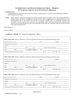 Fillable Online Print Form Submit by Email - St. Louis Circuit Court ...