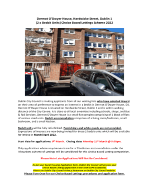 Dermot O'Dwyer House, Hardwicke Street, Dublin 1 (2 x Bedsit Units ...