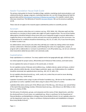 Fillable Online Top 6 House Style Guide Examples For Content Creators ...