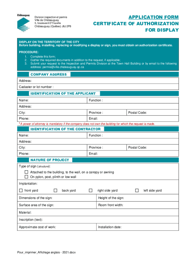 fillable-online-ville-chateauguay-qc-application-form-certificate-of