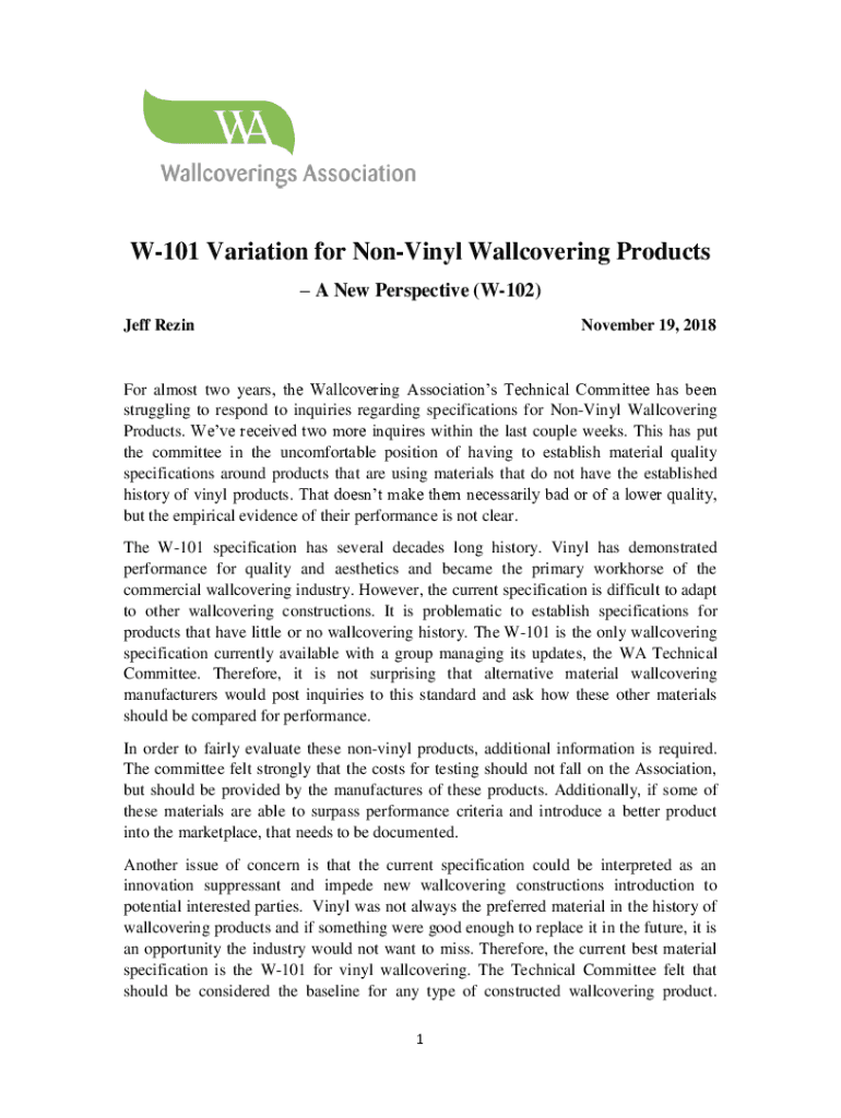 Fillable Online Wall Treatments and Wall Coverings Choosing the Right