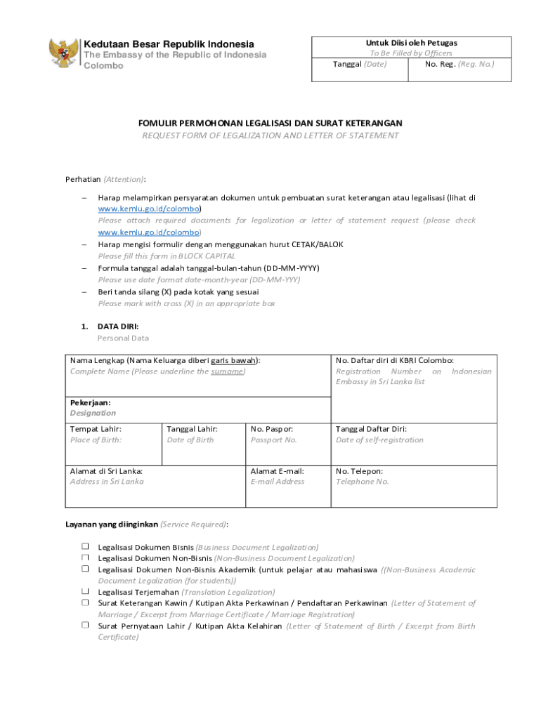 Fillable Online Required Information For Consular Authentication 