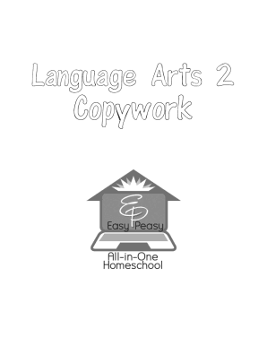 Easy Peasy Language Arts Printables