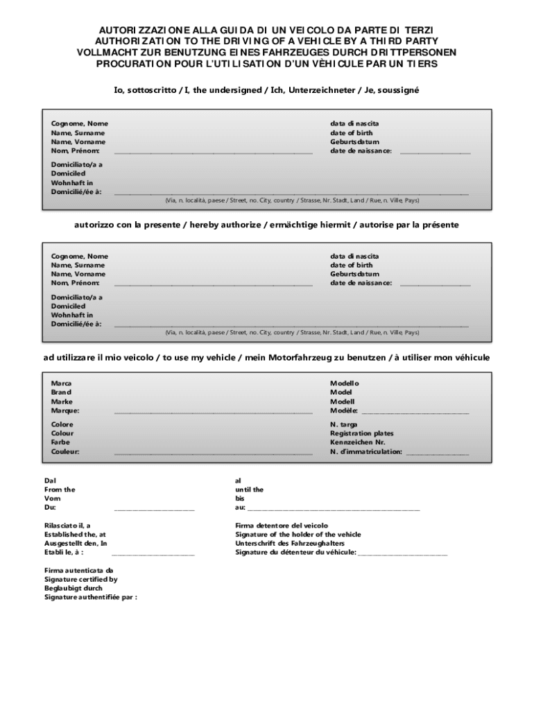 Compilabile Online Authorization to Drive a Motor Vehicle - Online ...