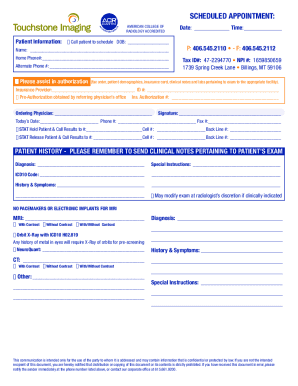 Contact the American College of Radiology (ACR)