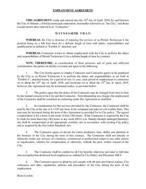 AGREEMENT - between City Of Orlando and Laborers ...